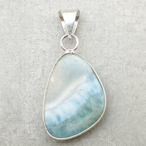 Larimar pendant 25x19 mm no. 196 Larimar pendant 25x19 mm no. 196