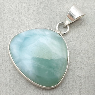 Larimar pendant 26x23 mm no. 202