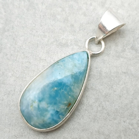 Larimar pendant 27x15 mm no. 164 Larimar pendant 27x15 mm no. 164