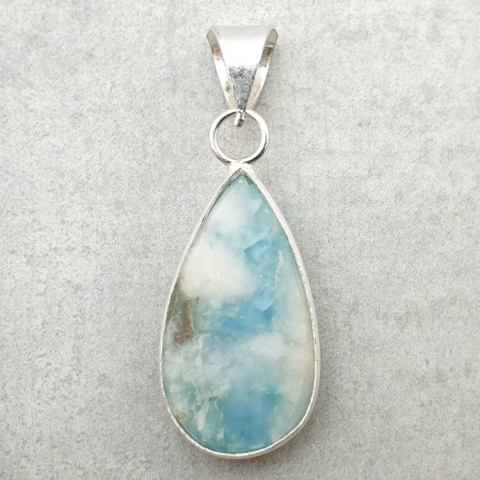 Larimar pendant 27x15 mm no. 164 Larimar pendant 27x15 mm no. 164