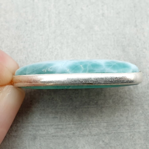 Larimar pendant 27x16 mm no 206 Larimar pendant 27x16 mm no 206