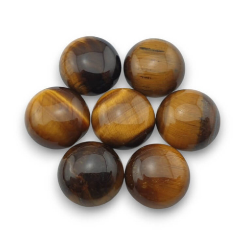 Tygrysie oko kaboszon fi 12 mm 1 szt Tygrysie oko kaboszon fi 12 mm 1 szt