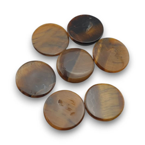 Tiger's eye cabochon fi 9.5-10 mm 1 pc Tiger's eye cabochon fi 9.5-10 mm 1 pc