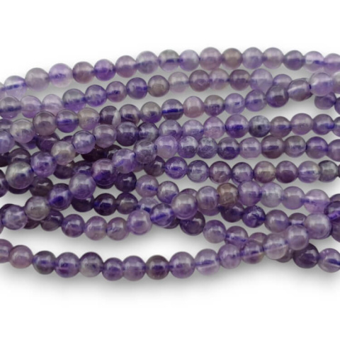 Amethyst ball 4 mm strand Amethyst ball 4 mm strand