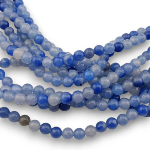 Aventurine blue sphere 4 mm 30 pcs Aventurine blue sphere 4 mm 30 pcs