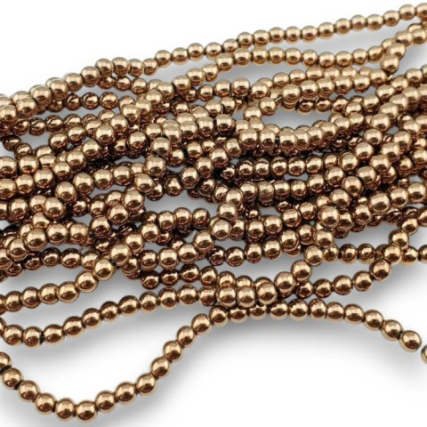 Copper hematite ball 4 mm 30 pcs Copper hematite ball 4 mm 30 pcs