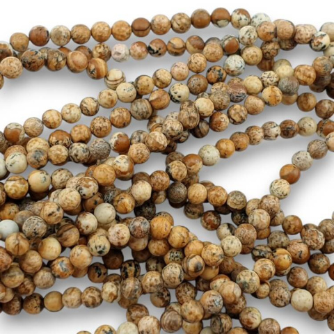 Jasper landscape ball 4 mm 30 pcs Jasper landscape ball 4 mm 30 pcs