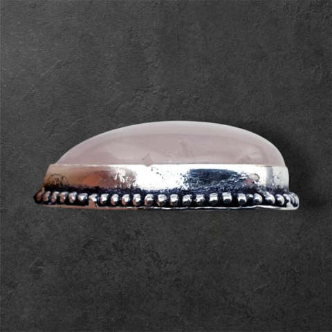 Pink quartz pendant 27x22 mm no 63 Pink quartz pendant 27x22 mm no 63