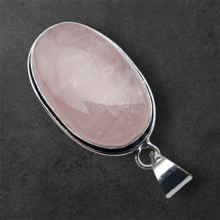 Pink quartz pendant 30x18 mm no 79