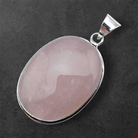 Pink quartz pendant 34x26 mm no 54 Pink quartz pendant 34x26 mm no 54