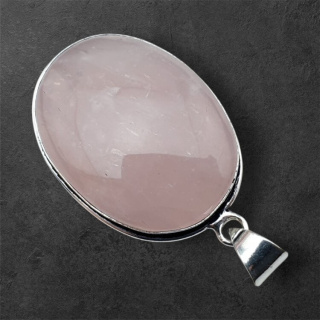 Pink quartz pendant 34x26 mm no 54