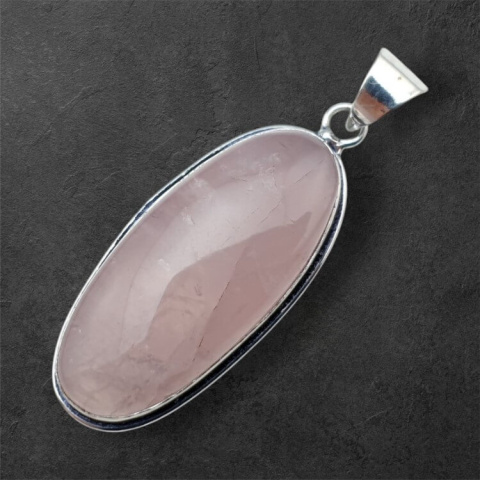 Pink quartz pendant 38x17 mm no 72 Pink quartz pendant 38x17 mm no 72