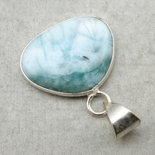 Larimar pendant 23x19 mm no 257
