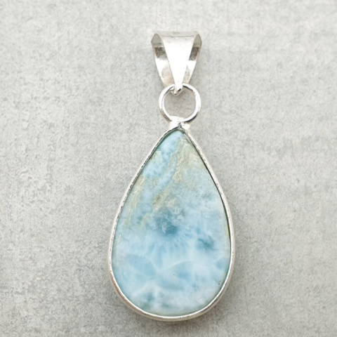 Larimar pendant 25x16 mm no. 241 Larimar pendant 25x16 mm no. 241