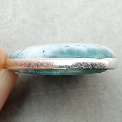 Larimar pendant 25x19 mm no. 213 Larimar pendant 25x19 mm no. 213