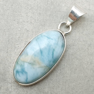 Larimar pendant 27x14 mm No 215