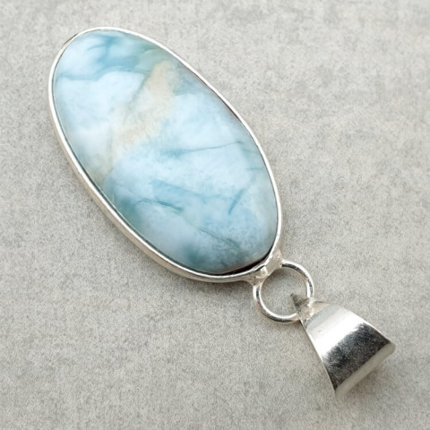 Larimar pendant 27x14 mm No 215 Larimar pendant 27x14 mm No 215