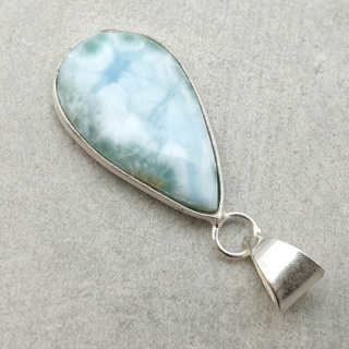 Larimar pendant 27x15 mm no 216