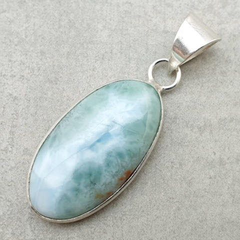 Larimar pendant 27x15 mm No 219 Larimar pendant 27x15 mm No 219