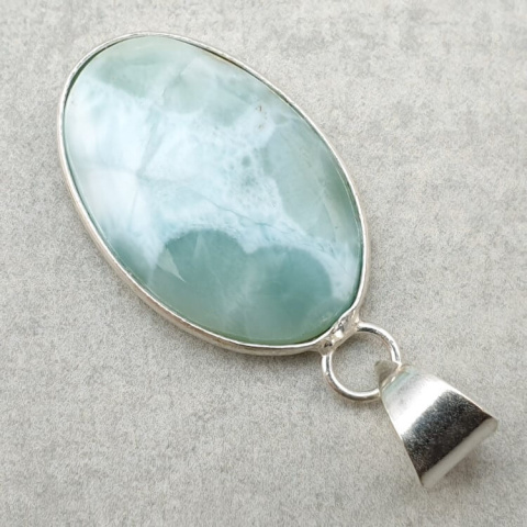Larimar pendant 27x18 mm no. 224 Larimar pendant 27x18 mm no. 224