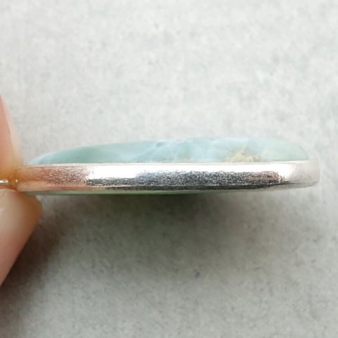 Larimar pendant 27x18 mm no. 224 Larimar pendant 27x18 mm no. 224