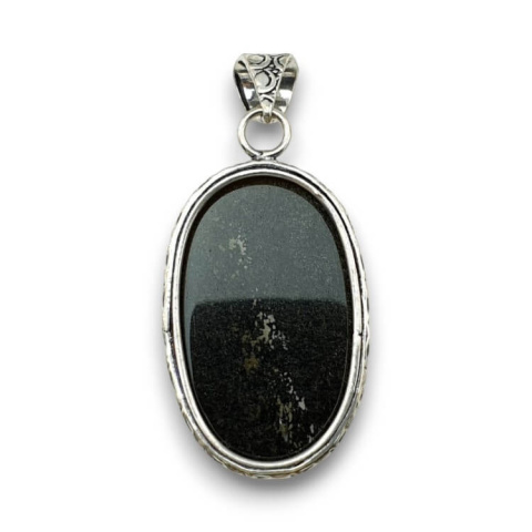 Gold obsidian pendant 34x22 mm no 17 Gold obsidian pendant 34x22 mm no 17