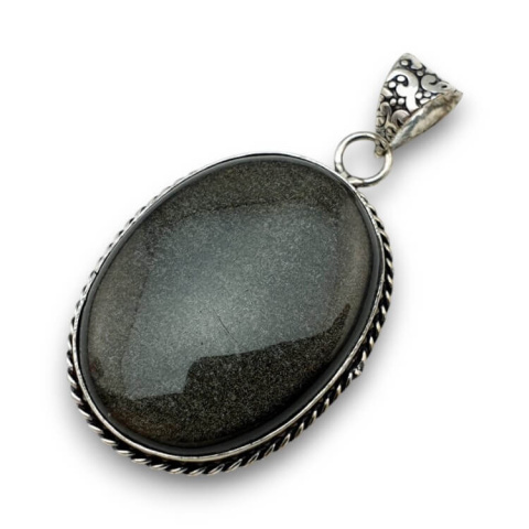 Gold obsidian pendant 34x26 mm no 1 Gold obsidian pendant 34x26 mm no 1