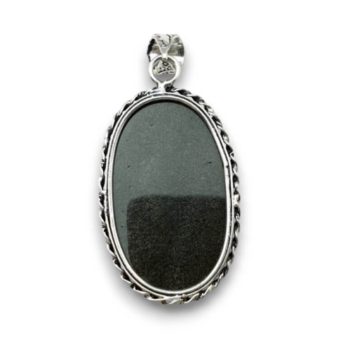 Obsidian gold pendant 38x24 mm no 11 Obsidian gold pendant 38x24 mm no 11