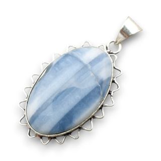 Blue opal pendant 33x21 mm no 68