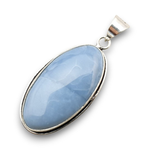 Blue opal pendant 36x19 mm no 65 Blue opal pendant 36x19 mm no 65