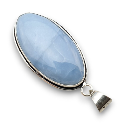 Blue opal pendant 36x19 mm no 65 Blue opal pendant 36x19 mm no 65