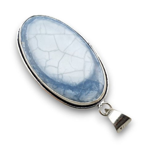 Blue opal pendant 39x22 mm no 62 Blue opal pendant 39x22 mm no 62