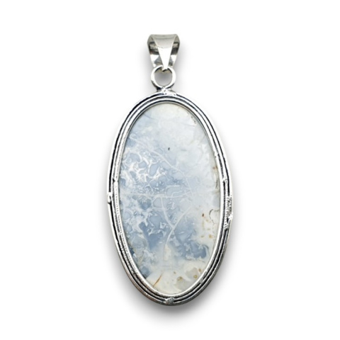Blue opal pendant 39x22 mm no 62 Blue opal pendant 39x22 mm no 62