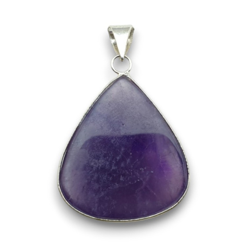 Amethyst pendant 48x33 mm no 104 Amethyst pendant 48x33 mm no 104