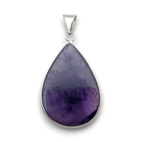 Amethyst pendant 62x28 mm no 118 Amethyst pendant 62x28 mm no 118