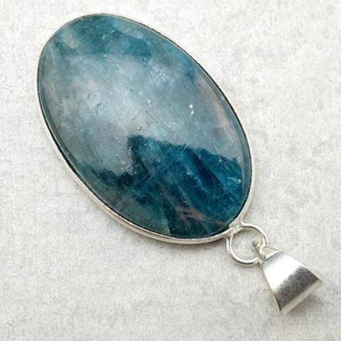Apatite pendant 35x22 mm no. 97 Apatite pendant 35x22 mm no. 97