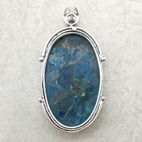 Apatite pendant 38x23 mm no 77 Apatite pendant 38x23 mm no 77