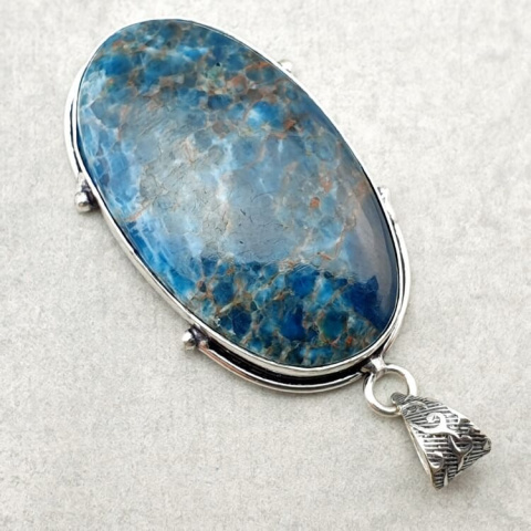 Apatite pendant 39x23 mm no 76 Apatite pendant 39x23 mm no 76