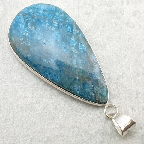 Apatite pendant 46x25 mm no 101 Apatite pendant 46x25 mm no 101