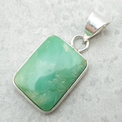Chrysoprase pendant 21x16 mm no. 95 Chrysoprase pendant 21x16 mm no. 95