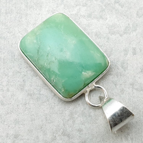 Chrysoprase pendant 21x16 mm no. 95 Chrysoprase pendant 21x16 mm no. 95