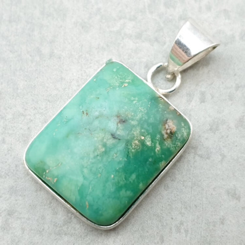 Chrysoprase pendant 23x19 mm no. 94 Chrysoprase pendant 23x19 mm no. 94