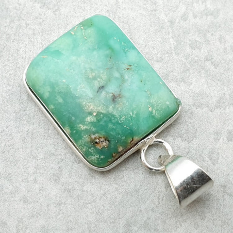 Chrysoprase pendant 23x19 mm no. 94 Chrysoprase pendant 23x19 mm no. 94