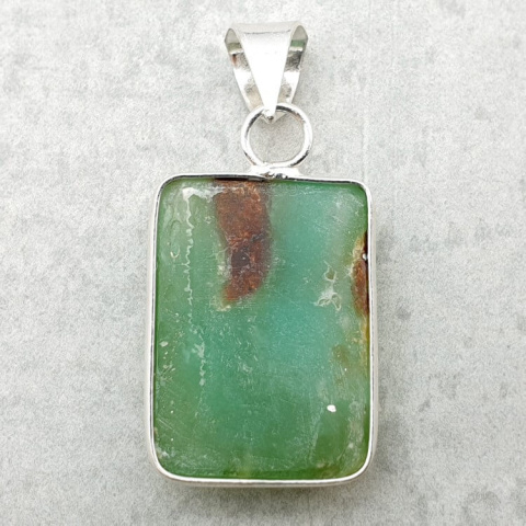 Chrysoprase pendant 24x18 mm no. 76 Chrysoprase pendant 24x18 mm no. 76