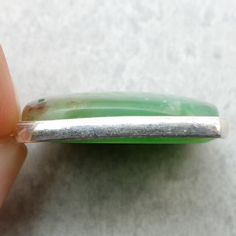 Chrysoprase pendant 25x22 mm no 99 Chrysoprase pendant 25x22 mm no 99