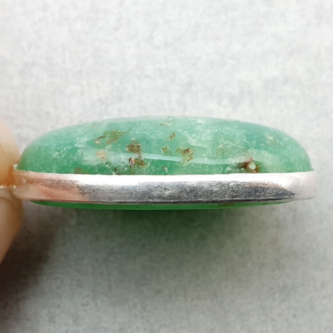 Chrysoprase pendant 26x17 mm no. 145 Chrysoprase pendant 26x17 mm no. 145