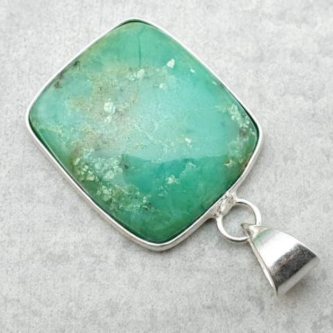 Chrysoprase pendant 26x23 mm no 116 Chrysoprase pendant 26x23 mm no 116