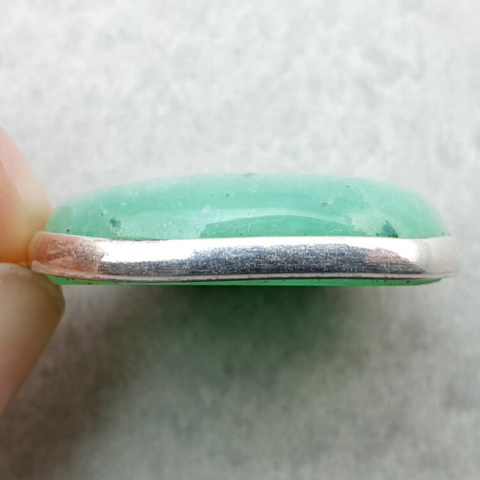 Chrysoprase pendant 26x24 mm no. 103 Chrysoprase pendant 26x24 mm no. 103