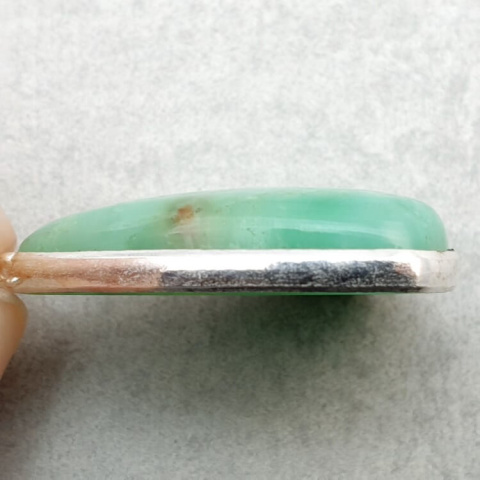 Chrysoprase pendant 27x17 mm no. 141 Chrysoprase pendant 27x17 mm no. 141
