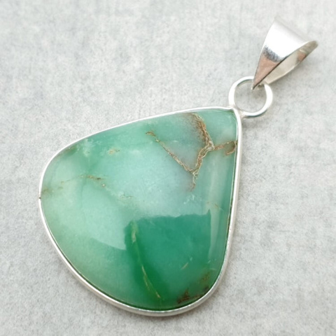 Chrysoprase pendant 28x26 mm no 144 Chrysoprase pendant 28x26 mm no 144